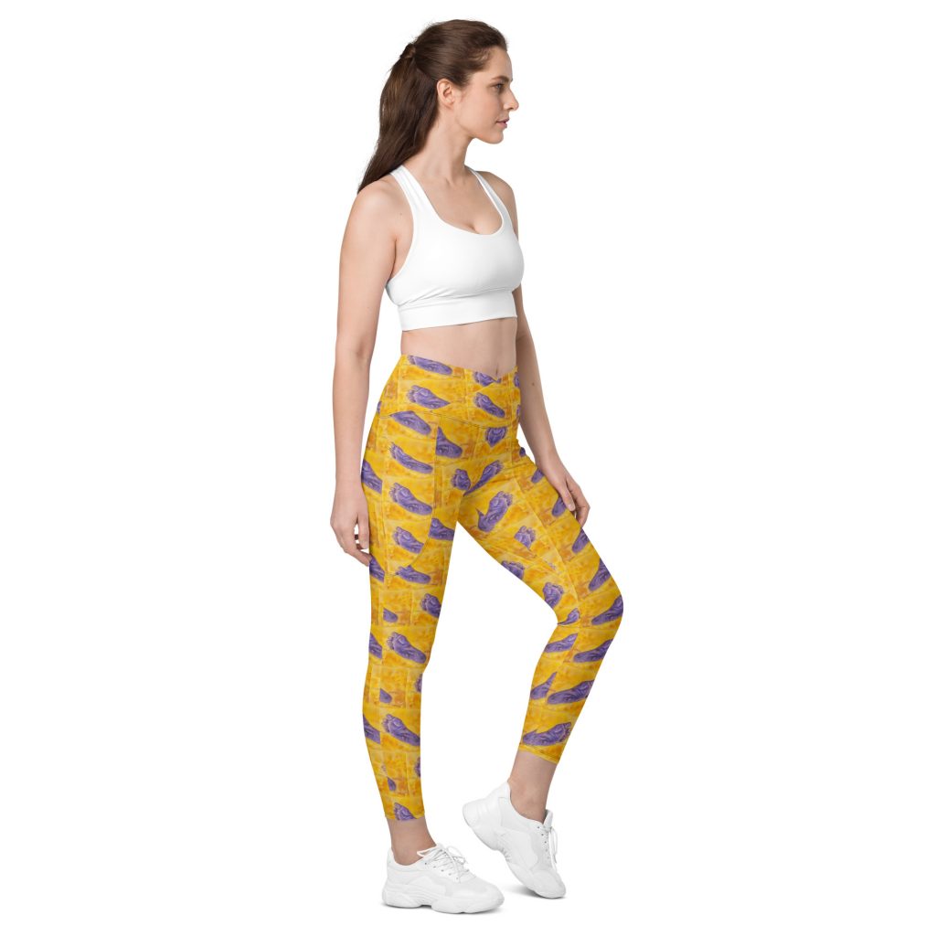 Crossover leggings with pockets (Footprint)